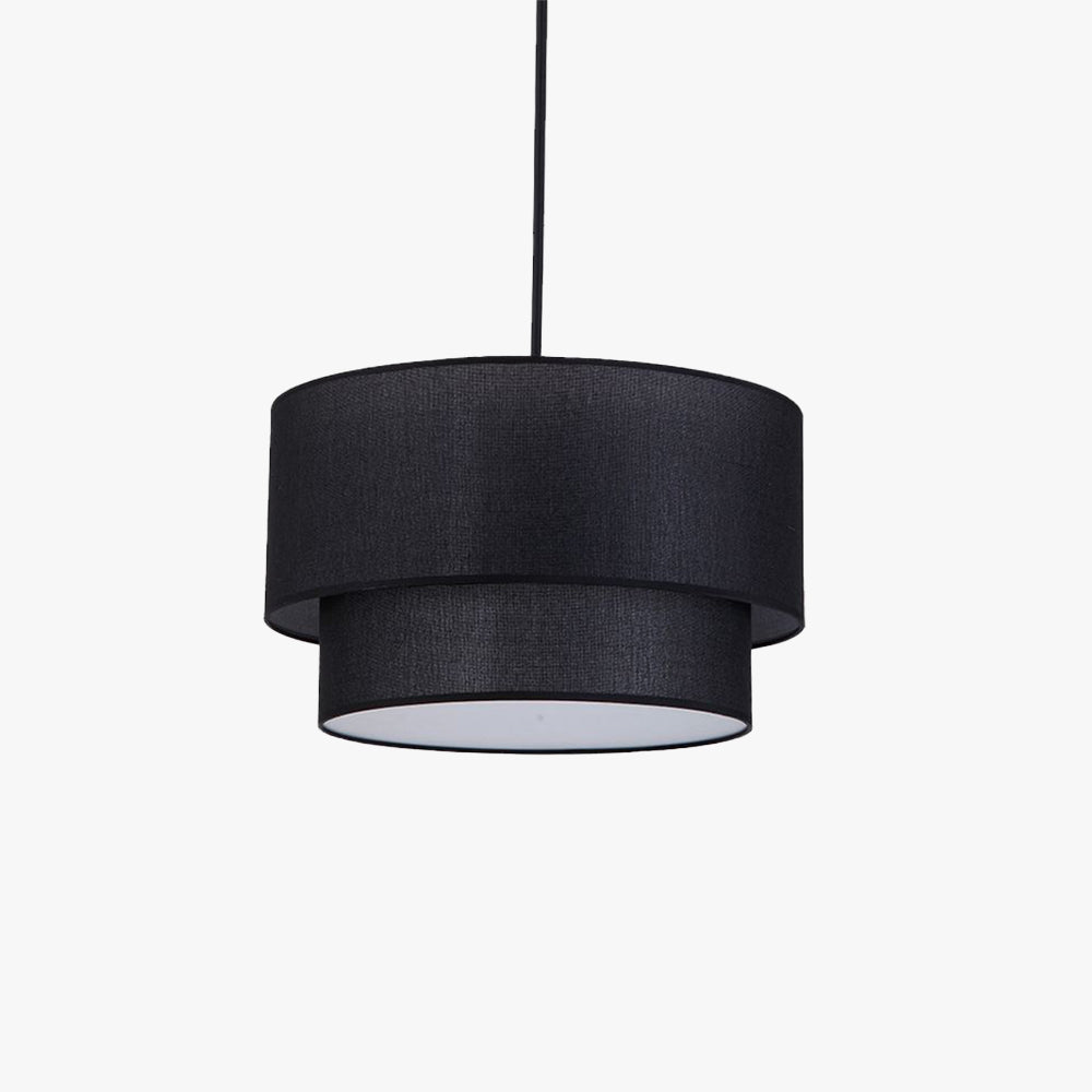 Renée Modern Design LED Pendellampor Tyg/Metall Linfärgat/Svart/Vit Vardags/Sovrum