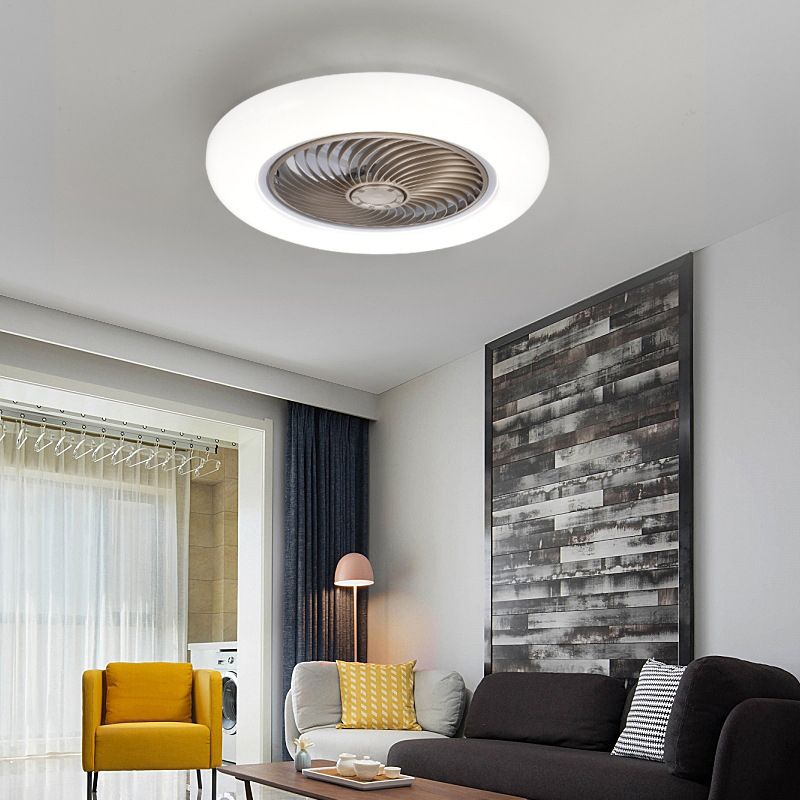 Morandi Modern Design Snygga Takfläktar Med Ljus Justerbar Sovrum/Vardagsrum