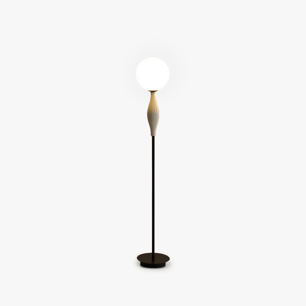 Valentina Golvlampa Bubble Modern, Metall/Glas, Sovrum