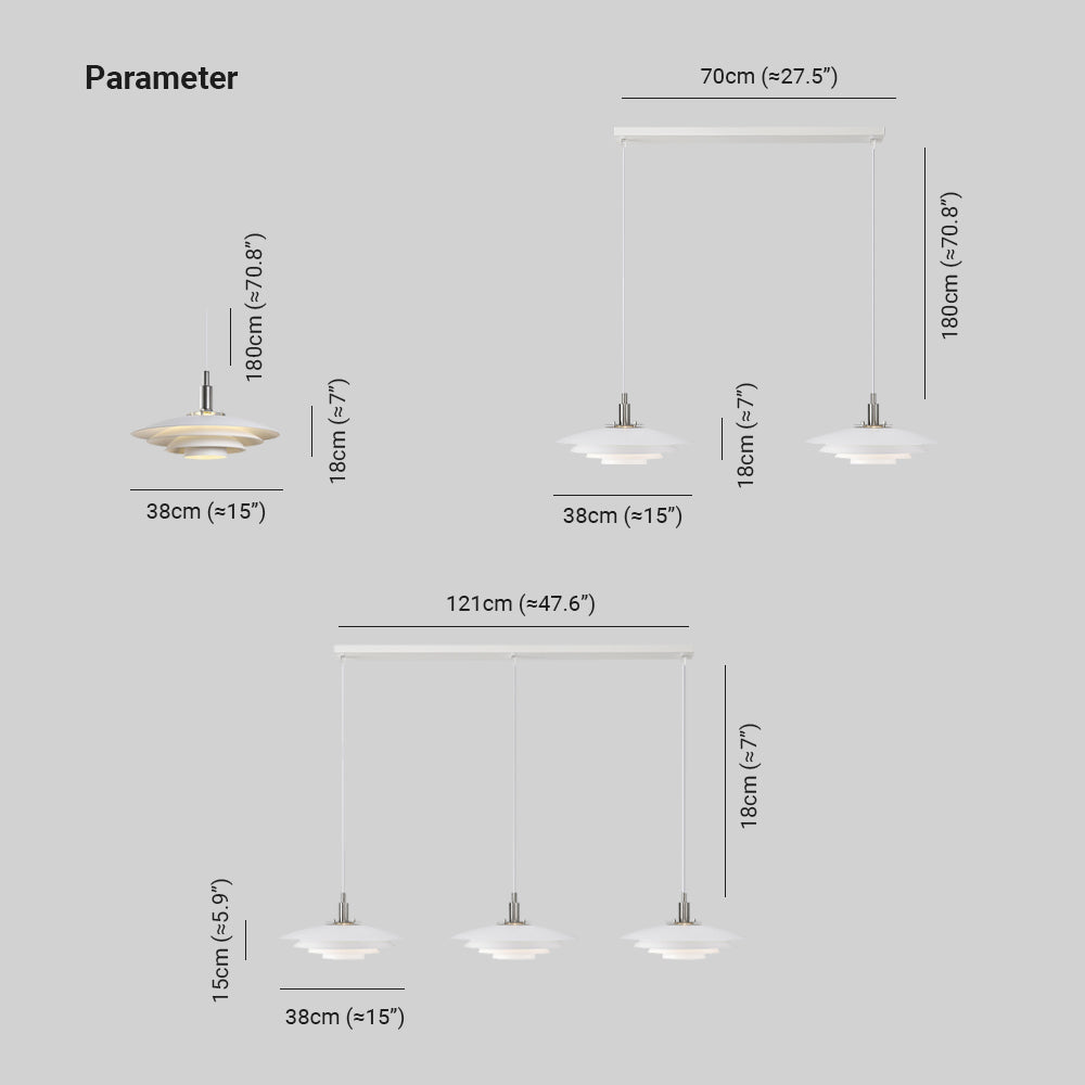 Carins Dekorativ Design LED Pendellampa Sovrum/Köksö/Vardagsrum