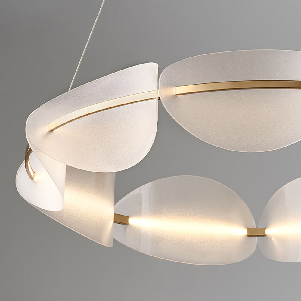 Bella Modern Ring, Modern Design Metall LED Pendellampor, Sovrum/Matsal Guld/Vit