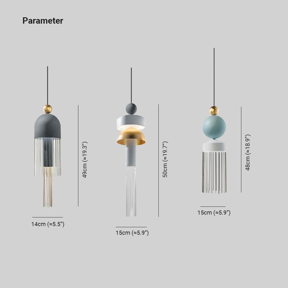 Colon Modern Tofs Metall Pendellampor, Sovrum/Vardagsrum