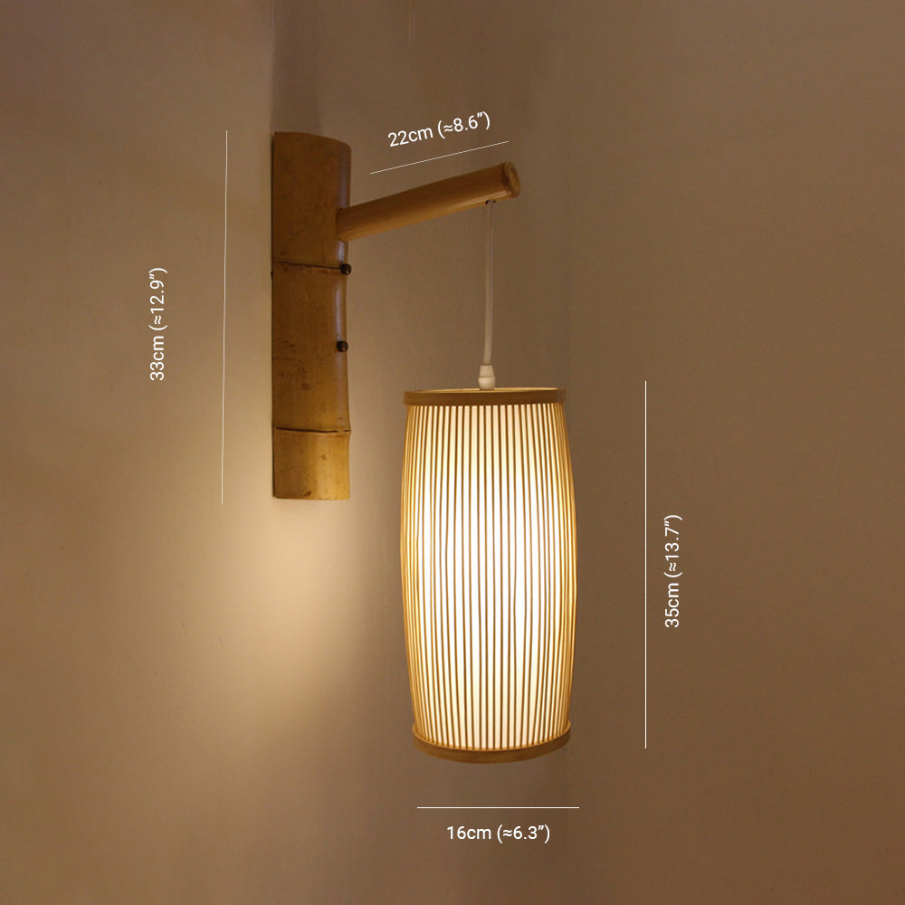 Ozawa Retro Design LED Vägglampa Inomhus Rotting/Akryl Vardagsrum