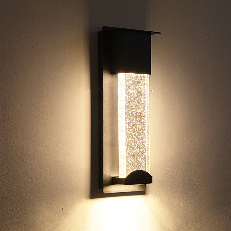 Orr Design LED Vägglampa Utomhus Svart Metall/Akryl Trädgård