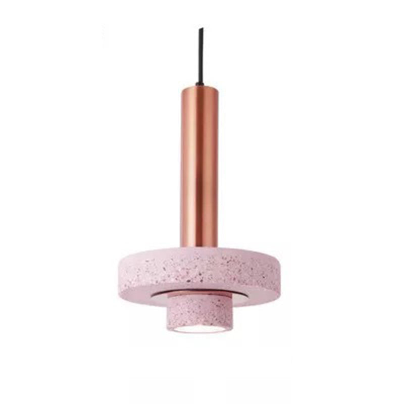 Zaid Modern Industriell Sten Metall LED Pendellampa Vardagsrum Matsal