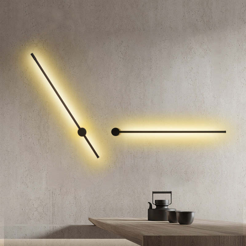 Edge Modern Enkel Design LED Väggläslampa Svart Metall Vardagsrum/Sovrum/Arbetsrum/Kontor