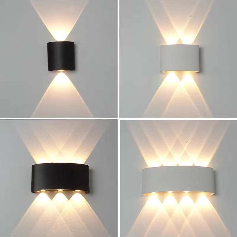 Orr Modern Design Avlång Metall LED Vägglampa Utomhus