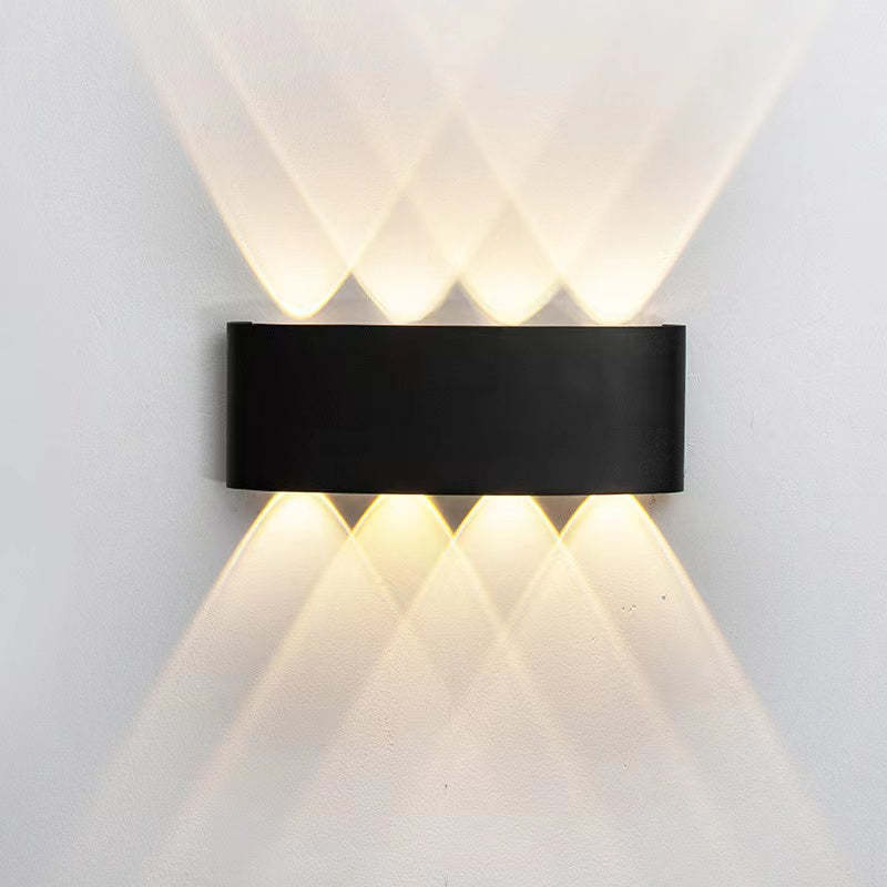 Orr Modern Design Avlång Metall LED Vägglampa Utomhus