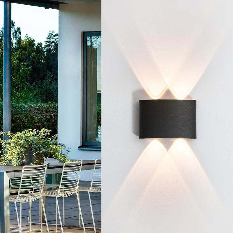 Orr Modern Design Avlång Metall LED Vägglampa Utomhus