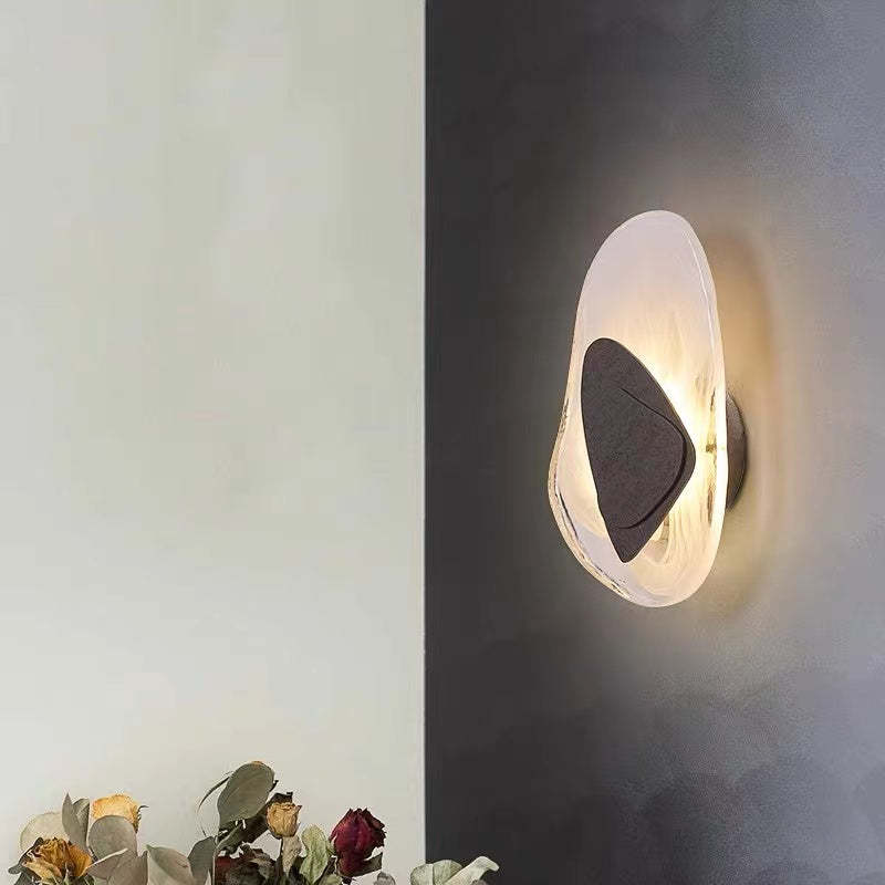 Chan Modern Design LED Vägglampa Metall/Akryl Svart/Guld Kök/Matsal/Sovrum