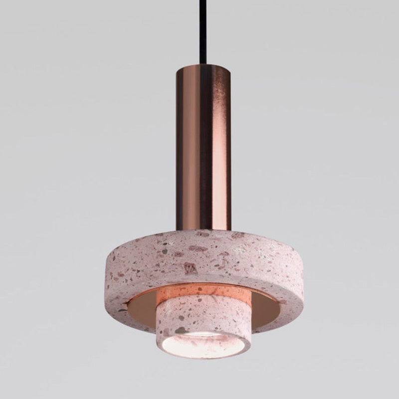 Zaid Modern Industriell Sten Metall LED Pendellampa Vardagsrum Matsal