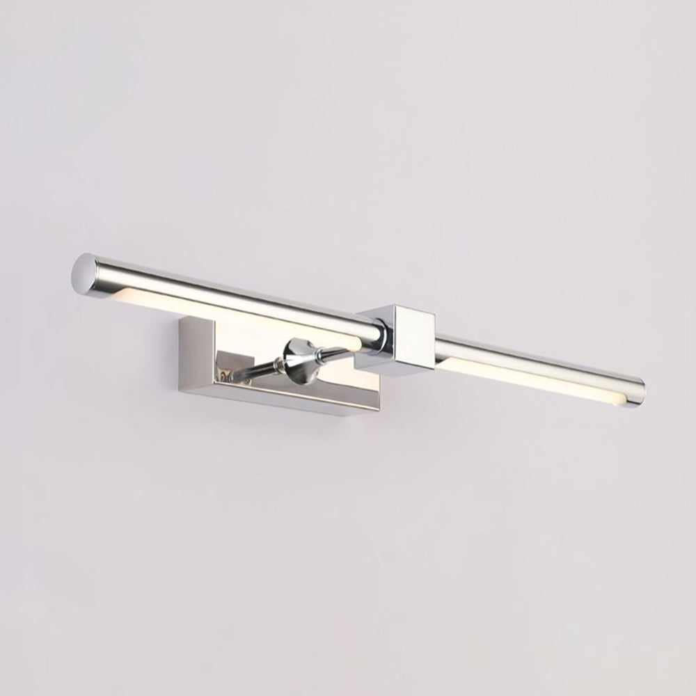 Cooley Minimalistisk Lång LED Vägglampa Arm Metall/PC Silver Sovrum/Badrum