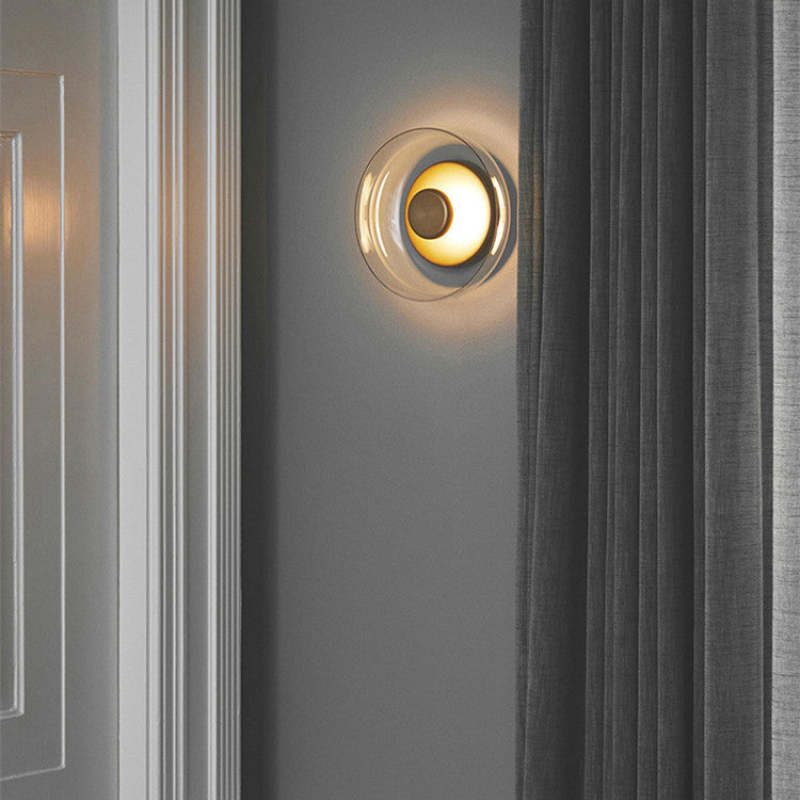 Carr Design LED Vägglampa Metall/Glas  Klar Sovrum/Vardagsrum