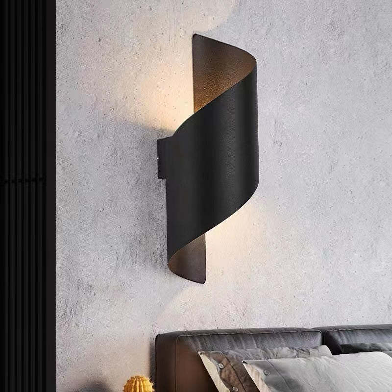 Orr Modern Conch LED Vägglampa Metall/Akryl Svart/Vit/Guld Sovrum/Vardagsrum