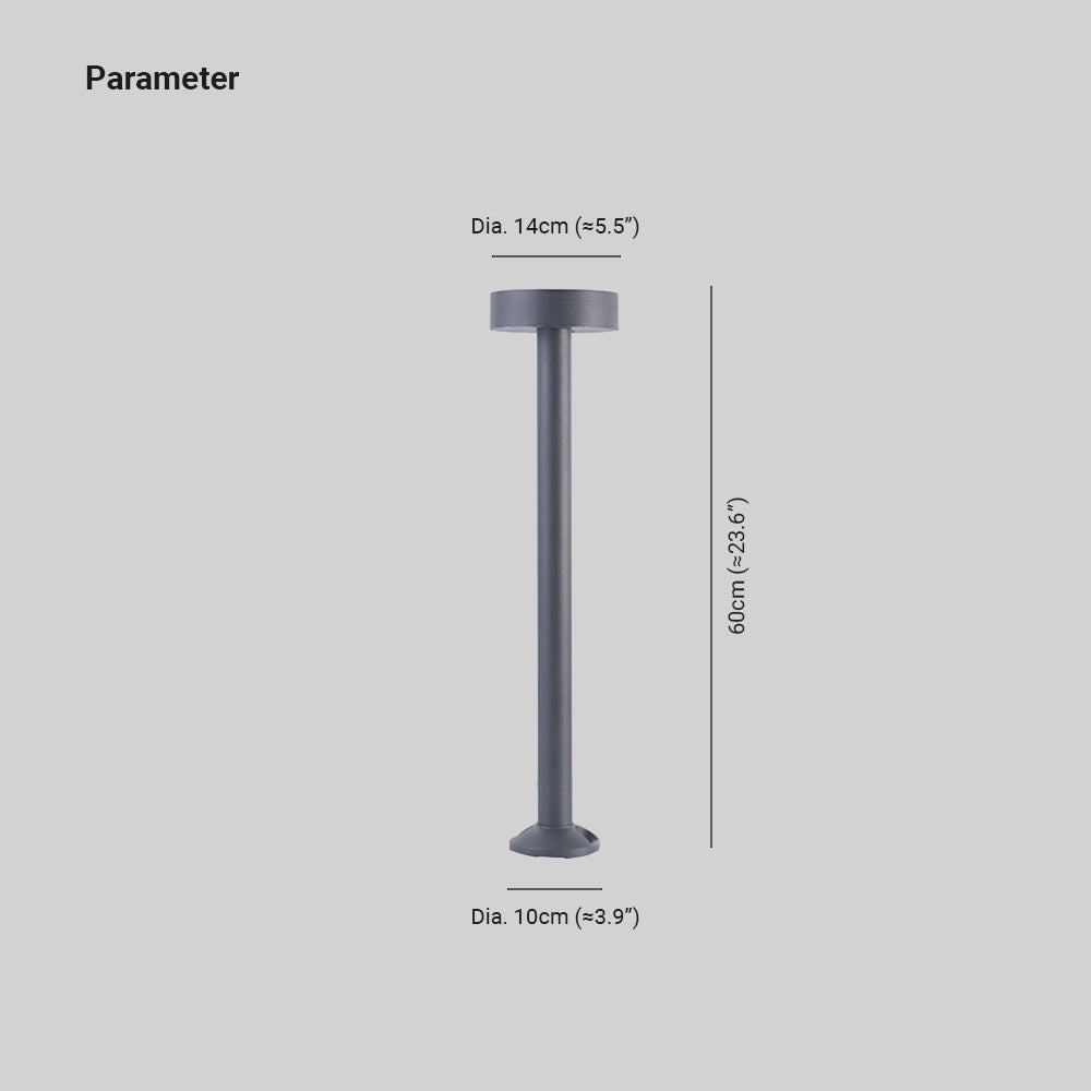 Pena Modern LED Solcell Metall Glas Gånglampa Trädgård Trottoarkant