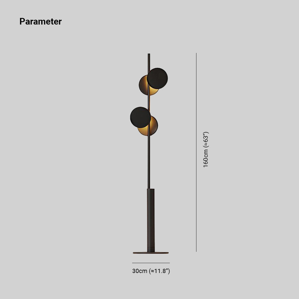 Salgado Modern Design LED Golvlampa Metall Vardagsrum/Sovrum