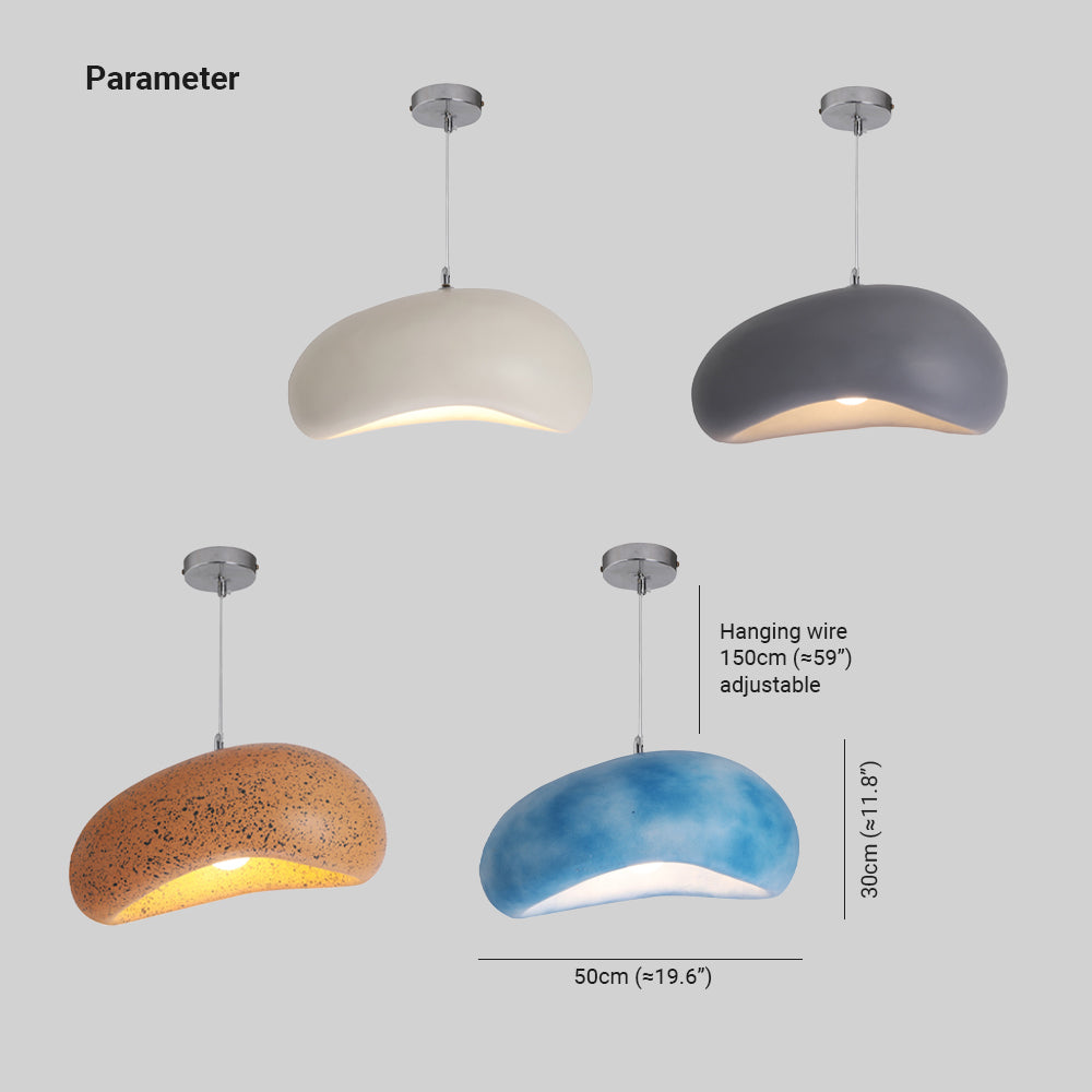 Byers Modern Design LED Bröd Form Pendellampor Harts/Akryl Trä/Blå/Vit/Grå Vardagsrum/Sovrum/Matsal
