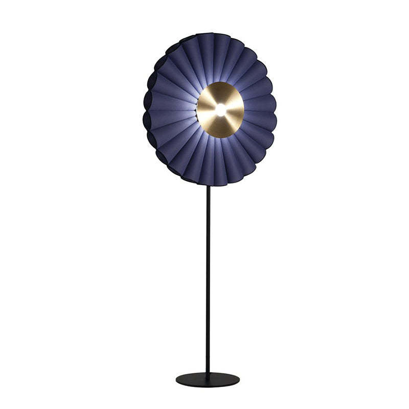 Chan Modern Blomma LED Golvlampa Metall/Konstgjort Papper Vit/Blå Sovrum/Vardagsrum