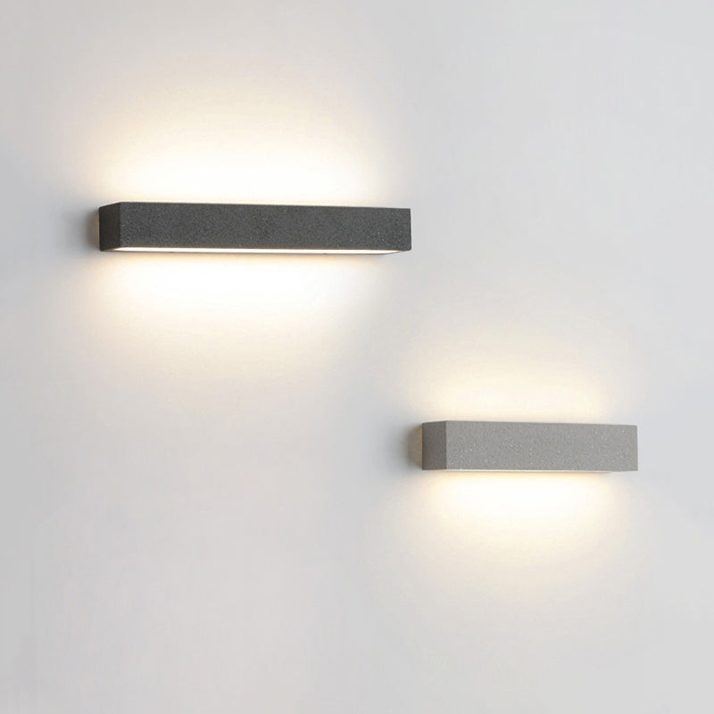 Edge Minimalism LED Metall Vägglampa Utomhus Trägård