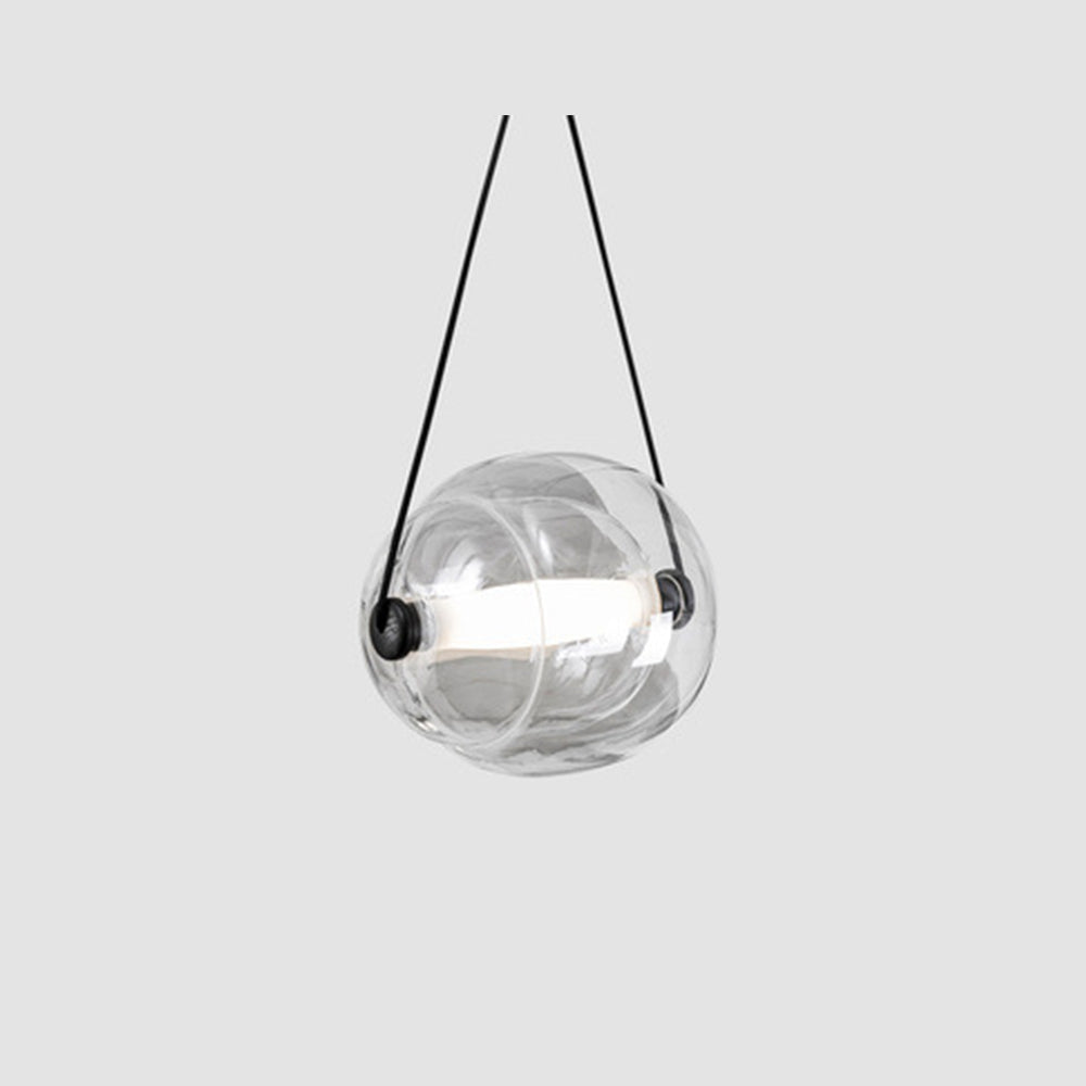 Hailie Modern Bubbla Glas Pendellampor, Blå/Gul/Rosa/Smoky Grey/Vit/Klar, 6 Färg