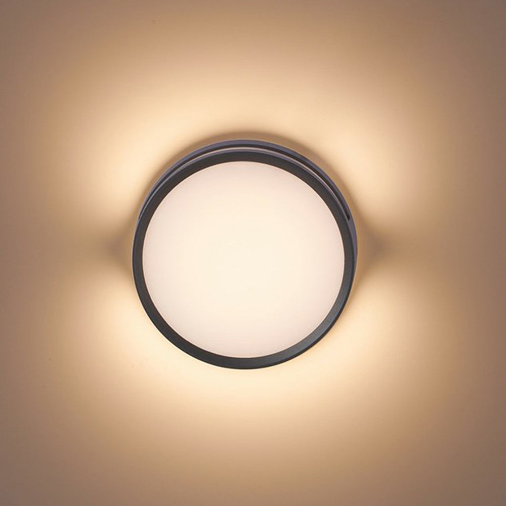 Orr Modern Design Rund LED Vägglampa Badrum Vardagsrum Utomhus