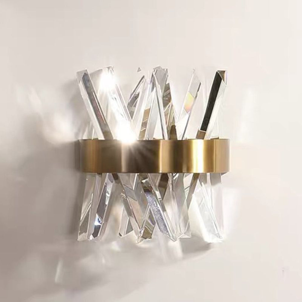 Marilyn Vägglampa Inomhus Guld Kristall/Metall Vardagsrum