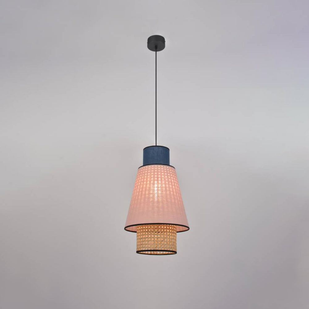Ritta Design LED Pendellampa Glob Rotting/Tyg Blå Sovrum/Vardagsrum